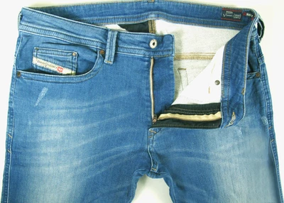 *QUENTE CALÇA JEANS MASCULINA DIESEL @ THAVAR 837T SKINNY STRETCH 32 x33 (33x33) - Imagem 1 de 4