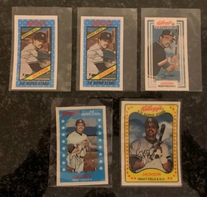 REGGIE JACKSON Kellogg's Baseball LOT.............5 TOTAL! - Bild 1 von 2