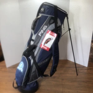 Ping Craz-E-Lite Golf Stand Bag 6 Way Divider Dual Strap Blue - Youthlinks Logo - Picture 1 of 17