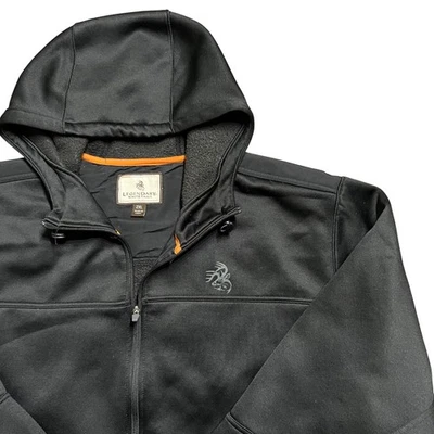 Legendary Whitetails Hombres 2XL Cremallera Completa Forrada de Vellón Sudadera con Capucha Chaqueta Negra Foto 1 de 4