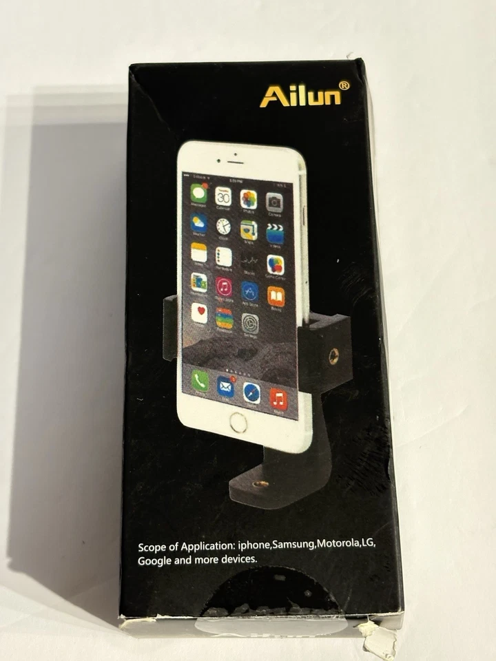 Soporte de montaje universal para teléfono con trípode Ailun - Abrazadera 360° - iPhone/Android Foto 1 de 3