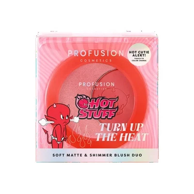 Profusion Hot Stuff The Little Devil Turn up the Heat Blush Duo Brand New in Box - Image 1 of 2