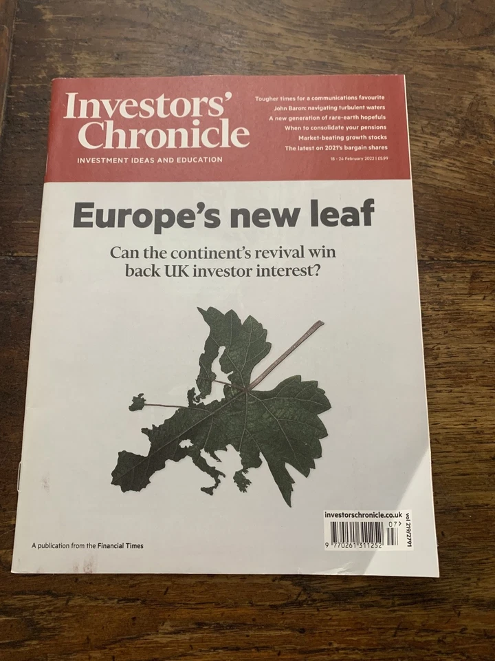 Investors Chronicle Europe's New Leaf 18 February - 24 February 2022 - Image 1 of 1