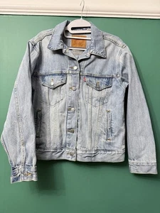 Levis Denim Jacket. Mens Small. Light Blue Denim. SKU 49003 - Picture 1 of 9