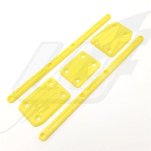 [IT] Skid Plate protezione telaio HB D8 WORLD SPEC (3D) giallo - Picture 1 of 1