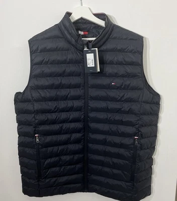 Men's Tommy Hilfiger Gilet Bodywarmer Navy Blue Size 2XL BNWT - Image 1 of 4