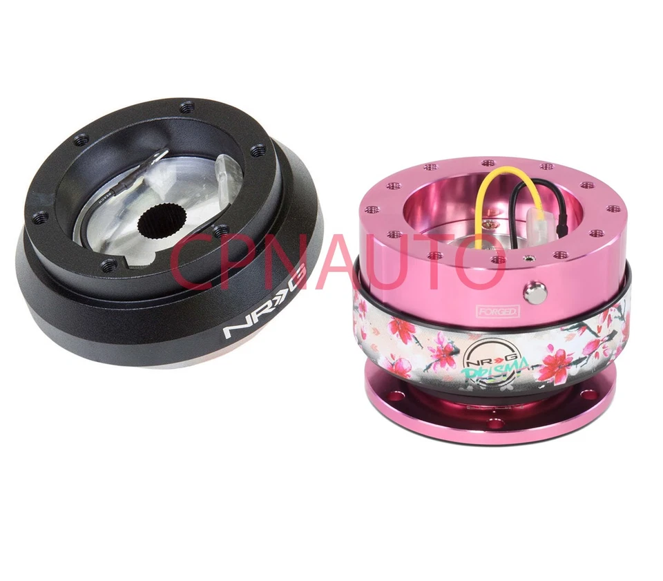 Adaptador NRG BUJE CORTO 2.0 Rosa Sakura Liberación Rápida Para Supra MR2 Corolla Celica Foto 1 de 1