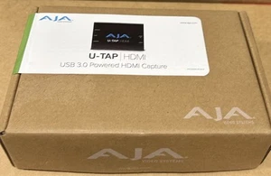 Dispositivo de captura AJA U-TAP HDMI USB 3.0 nuevo paquete sellado - Imagen 1 de 2