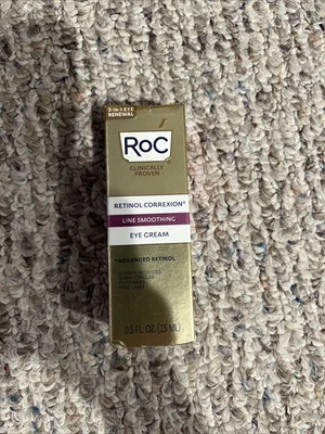 RoC Retinol Correxion Line Smoothing Eye Cream ~ 0.5 fl oz / 15 ml Brand New!! - Image 1 of 2
