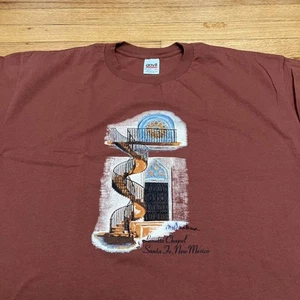 Vintage Loretto Chapel Hemd XXL orange braun - Bild 1 von 4