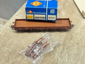 Roco 4378 A Carro merci pianale a stanti KBS scala H0 - Imagen 1 de 1