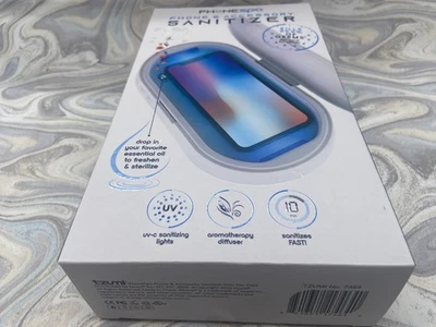 Tzumi PhoneSpa Phone & Accessory Sanitizer UV-C Sanitizing  Never Used Open Box - Image 1 of 4