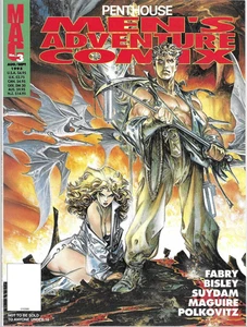 Penthouse Mens Adventure Comix #3 Mature Content Azpiri Cover Fabry Aug/Sept '95 - Picture 1 of 2