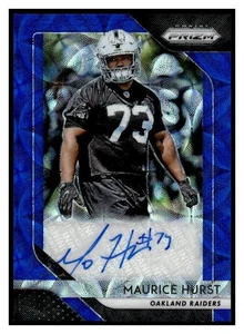2018 Prizm Maurice Hurst RA-MH Blue Scope Auto /99 Oakland Raiders - Picture 1 of 2