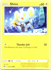 Shinx (40) Common Crown Zenith 040/159 NM - Picture 1 of 2
