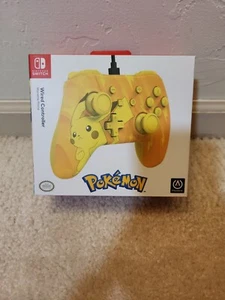 Nintendo Switch Pokemon Wired Pikachu Yellow Controller NEW, Sealed - Picture 1 of 4