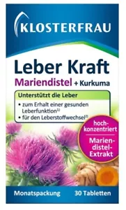 MONASTERY WOMAN LIVER KRAFT MILK THISTLE TURMERIC 30 TABLETS DRAGEES METABOLISM - Picture 1 of 3