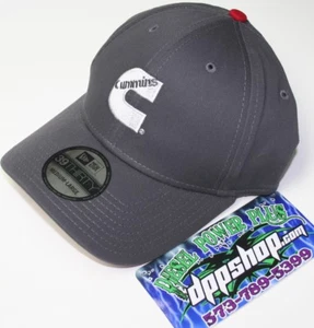 Cummins hat ball cap fitted flex fit flexfit new era cummings dark gray grey m/l - Picture 1 of 2