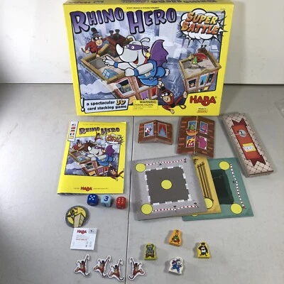 Rhino Hero: Super Battle - Family Hero Children's Game - 100% Complete EUC HABA - Image 1 of 4