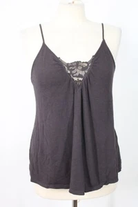 Theory M Brown Spaghetti Strap Camisole Tank Top Modal Angora - Picture 1 of 11