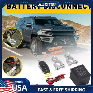 Universal Disconnect Wireless Car Isolator Battery 200A 12v 2 Remote Pcs Control - Picture 1 of 15