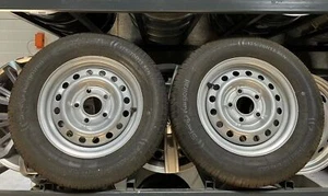 2x Sommerräder 13 Zoll PKW-Anhänger Stahlfelge 4.5Jx 13 H2 ET30 Starco - Bild 1 von 9