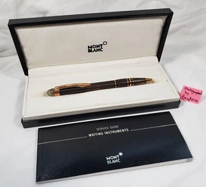 Bolígrafo Montblanc Starwalker rayas rojas doradas a rayas 106867 rollerball Mont blanc - Imagen 1 de 10
