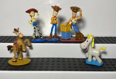 Disney/Pixar Toy Story Figuras de Acción Juguetes *Toppers de Pasteles PVC Lote de 5 Foto 1 de 3