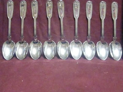 7pc  Wallace 18/10 STAINLESS INDONESIA SOUP SPOONS 7 1/2"   WAS101 Foto 1 de 4