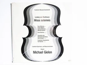 SEALED ! 2 LP private issue BEETHOVEN MISSA SOLEMNIS - MICHAEL GIELEN - Picture 1 of 2