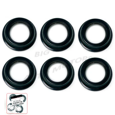 Juego de 6 juntas de cubierta de válvula de motor para Mitsubishi Eclipse Endeavor Galant Lancer Foto 1 de 4