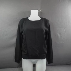 Lou & Grey Womens Top XS Black Minimalist Clean Girl Modern Soft Classic Chic - Picture 1 of 11