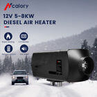 HCalory 8KW 12V Auto Dieselheizung Standheizung Luftheizung mit Schalldämpfer DE