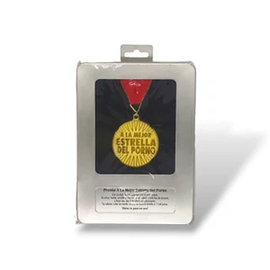 original gift medal the best porn star with stand and hanger - Picture 1 of 2
