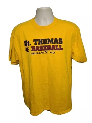 St Thomas Baseball Sparkill NY Adult Large Yellow TShirt - Image 1 of 4