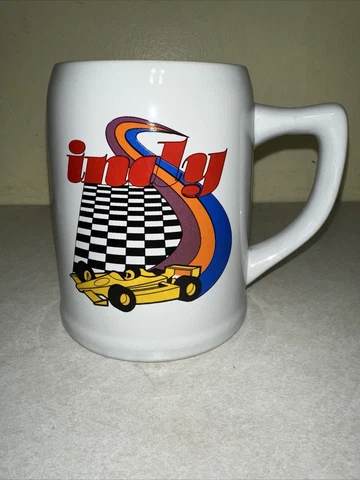 Vintage Indy Indianapolis 500 Race Indycar F1 Formula 1 Coffee Tea Mug Cup Cover