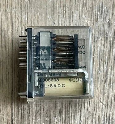 AROMAT AE308698 RELAY COIL 6VDC 20 PIN 1A 25VAC 2A 28VDC  - Image 1 of 4