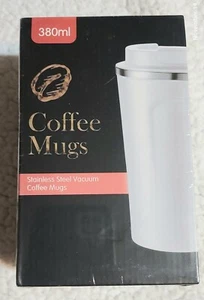 13oz Pink Travel Mug Insulated Coffee Cup Leakproof Vacuum Insulation Stainless - Picture 1 of 9