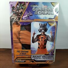 ROCKET RACOON Guardians of the Galaxy Full Costume & Mask 2 Pieces Youth 8-10