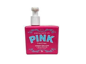 NWT Drenched in PINK by VS Fresh & Clean Super Soft Body Lotion Square Bottle - Picture 1 of 6