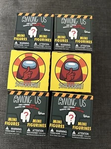 Lot 6 Among Us Blind Box Mystery Mini Figure Toikido New Sealed - Picture 1 of 2