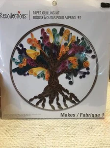 Recollections Paper Quilling Kit “Tree Of Life” colorful with display stand new - Picture 1 of 3