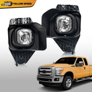 Fit For 11-16 Ford F250 F350 F450 F550 Superduty Clear Fog Lights Lamp W/Switch - Imagen 1 de 13