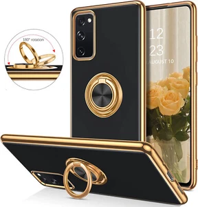 Funda para Samsung Galaxy S21 Ultra con soporte de anillo magnético resistente a prueba de golpes - Imagen 1 de 10