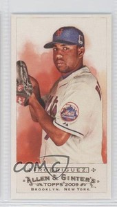 2009 Topps Allen & Ginter's Mini Red Bazooka Back /25 Francisco Rodriguez #173