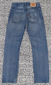 Boys Levi's 511 Slim Blue Jeans Size 14 27x27 - Picture 1 of 11