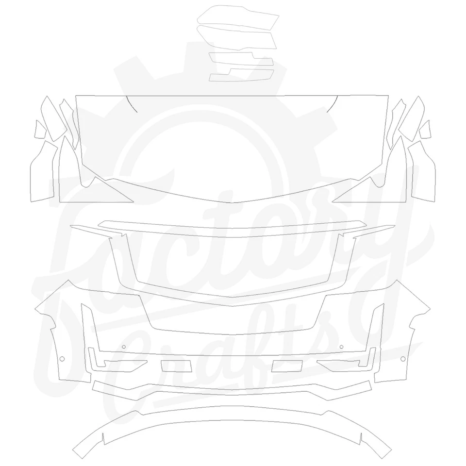 Stone Guard Paint Protection Film Clear Bra PPF For Cadillac Escalade 21-22 FH - Image 1 of 4