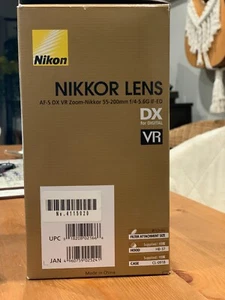 AF-S DX VR Zoom-Nikkor 55-200mm f/4-5.6 G IF-ED - Picture 1 of 6