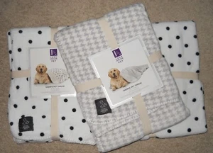 Hundedecke Sherpa Überwurf Haustierbett Plus 36x48 Hahnentritt Tupfen Weihnachtsgeschenk Neu - Bild 1 von 3