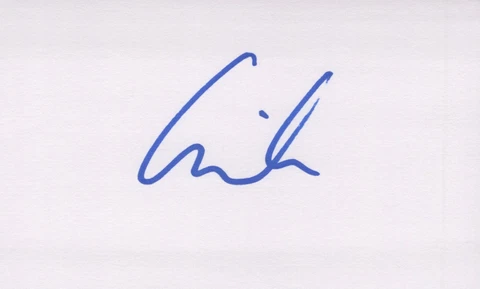 Camila Cabello signed 3x5 card Cover